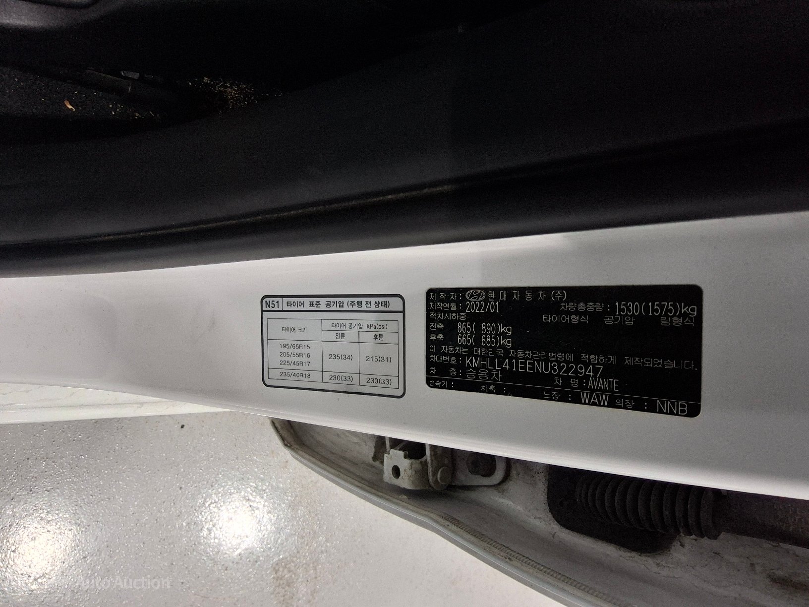 2022 - hyundai avante